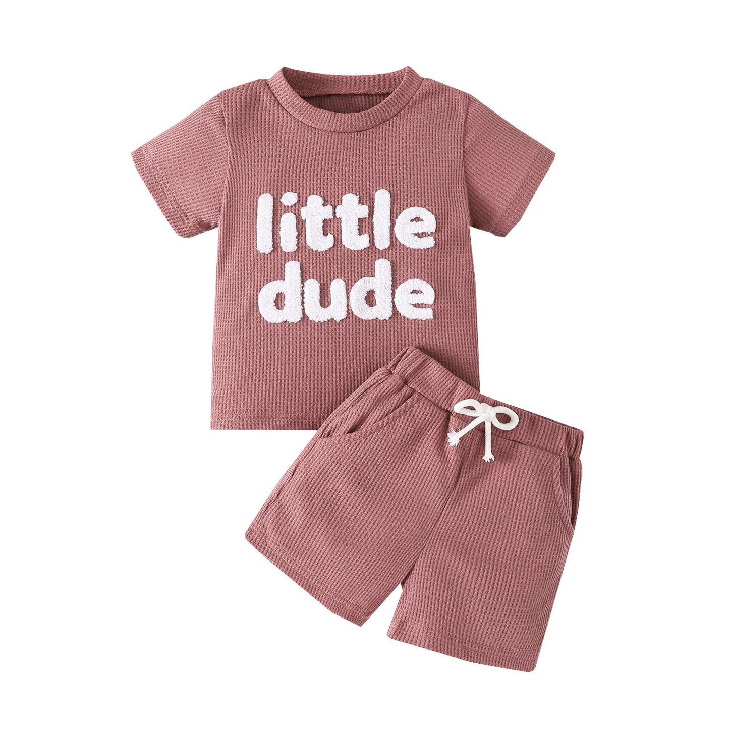 Little Dude Shirt and Shorts Set