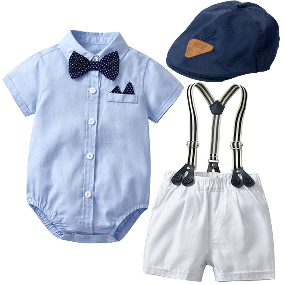 Baby Boy Gentleman Light Blue 3-piece-set