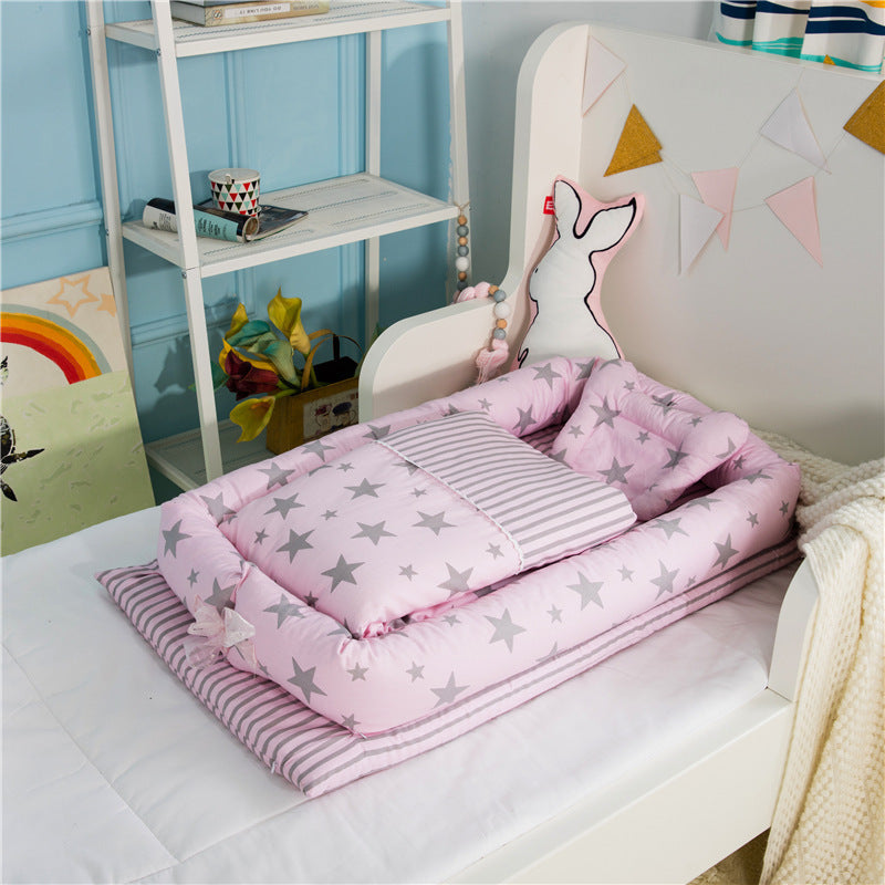 Anti-pressure New-born Foldable Portable Bed