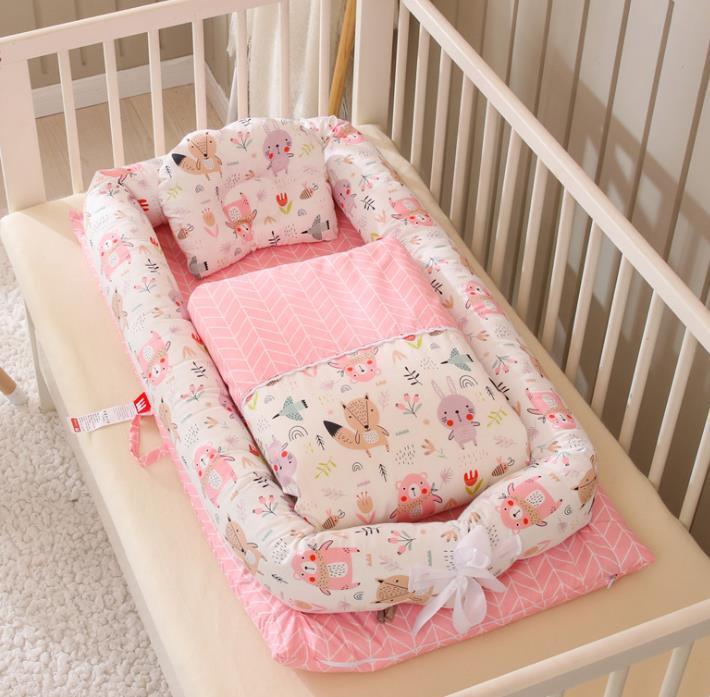 Anti-pressure New-born Foldable Portable Bed