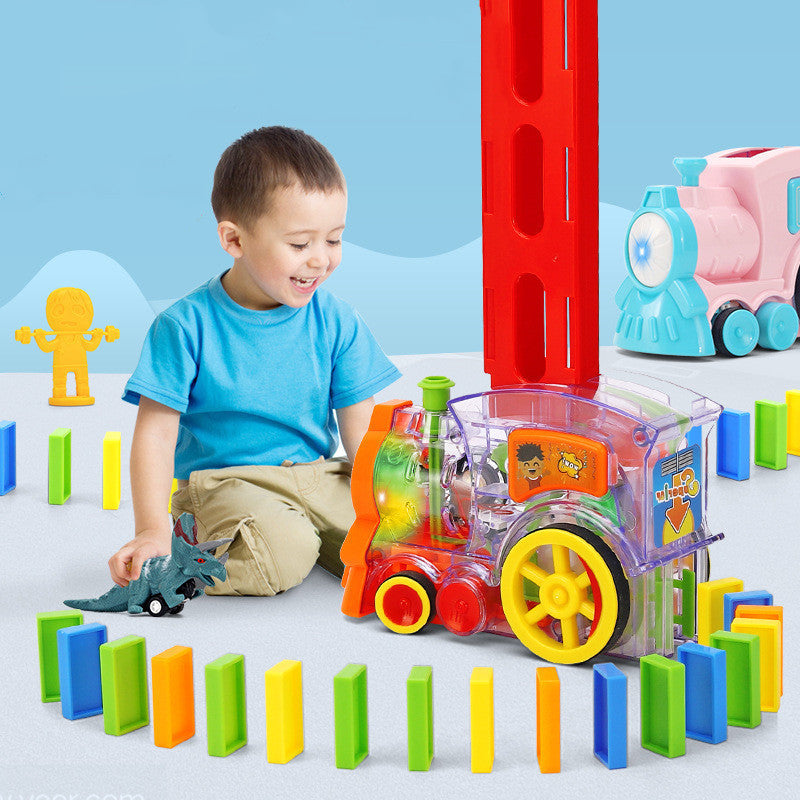 Children Toy Domino Train