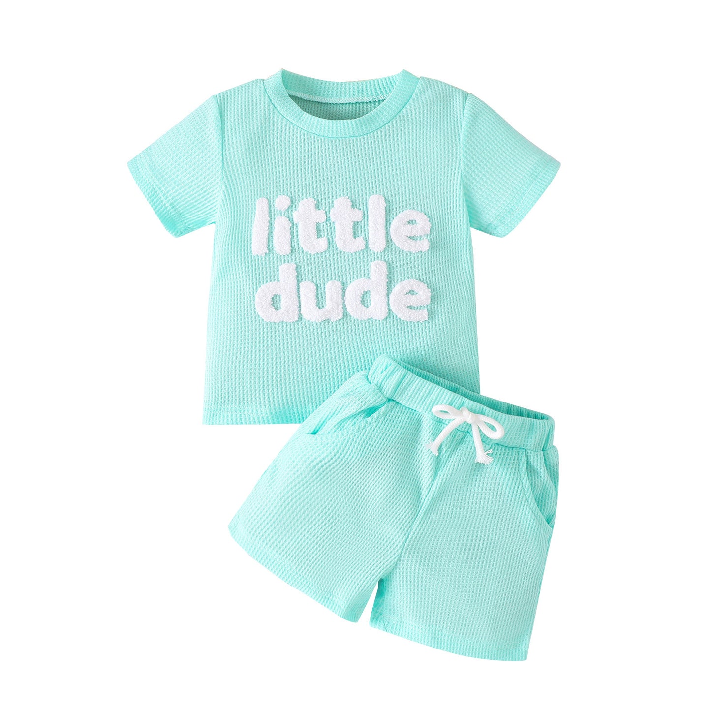 Little Dude Shirt and Shorts Set