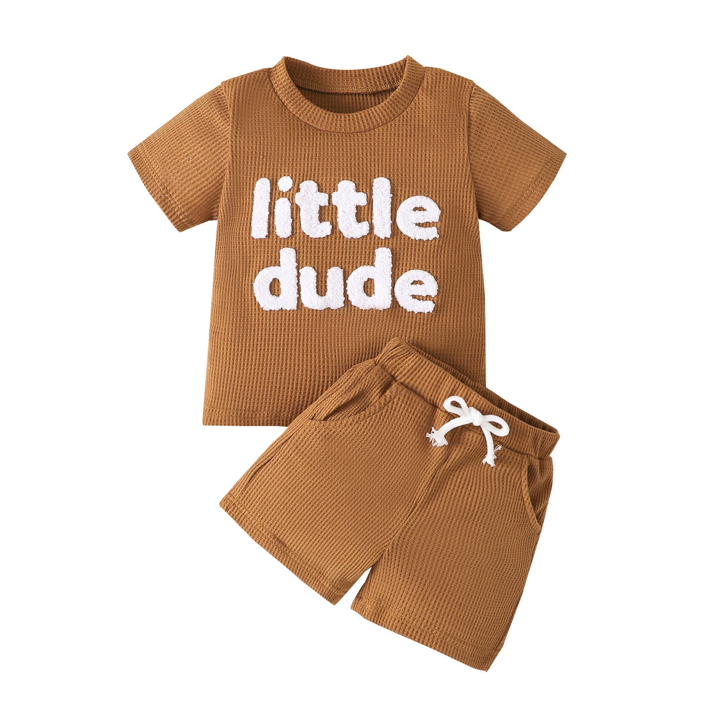 Little Dude Shirt and Shorts Set