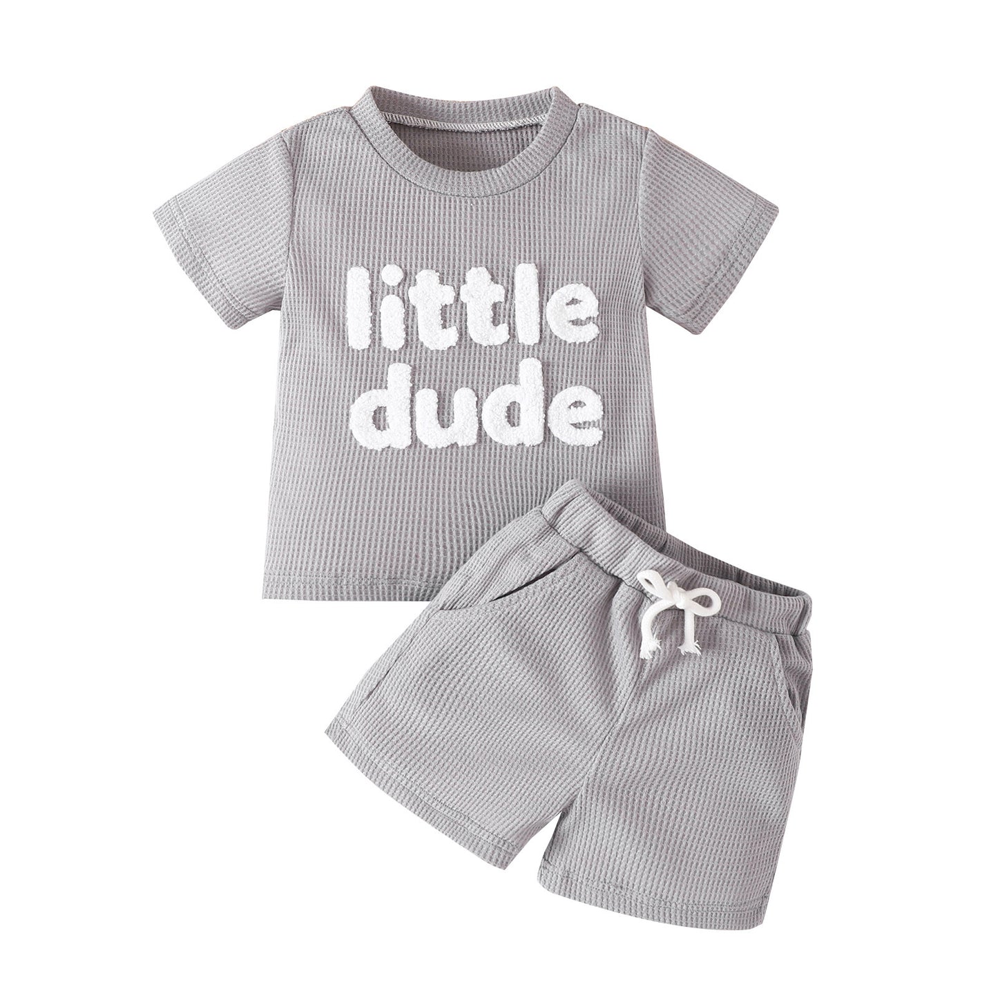 Little Dude Shirt and Shorts Set