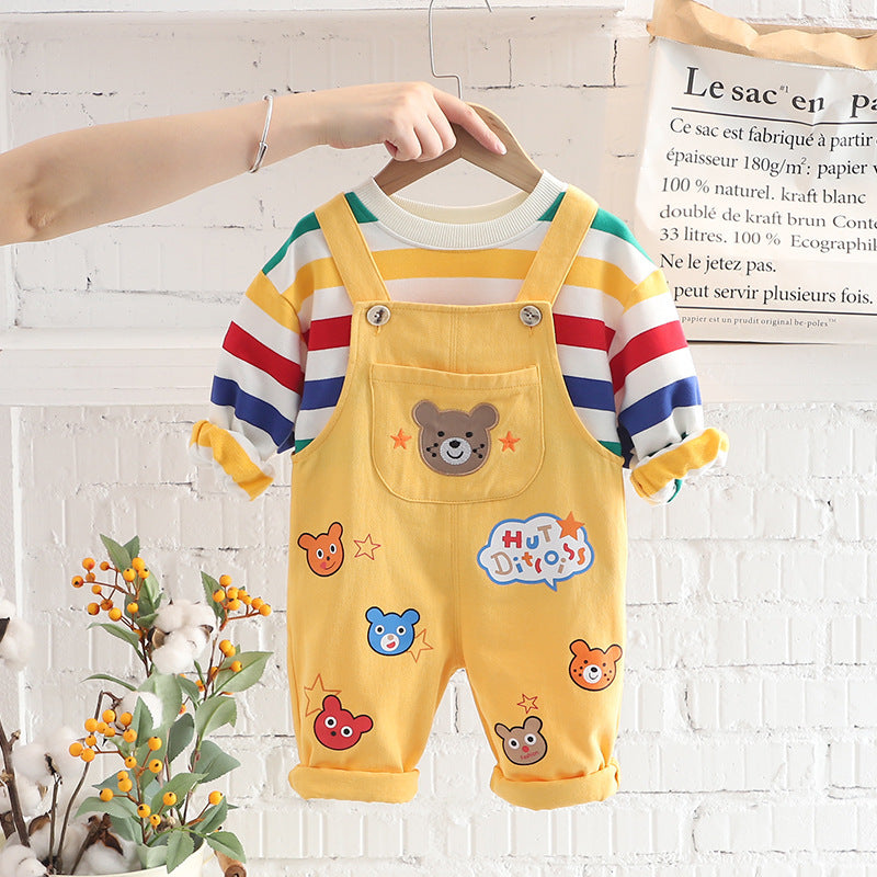 Boys' Top Overalls Suit