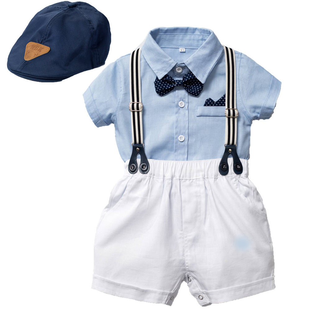 Baby Boy Gentleman Light Blue 3-piece-set