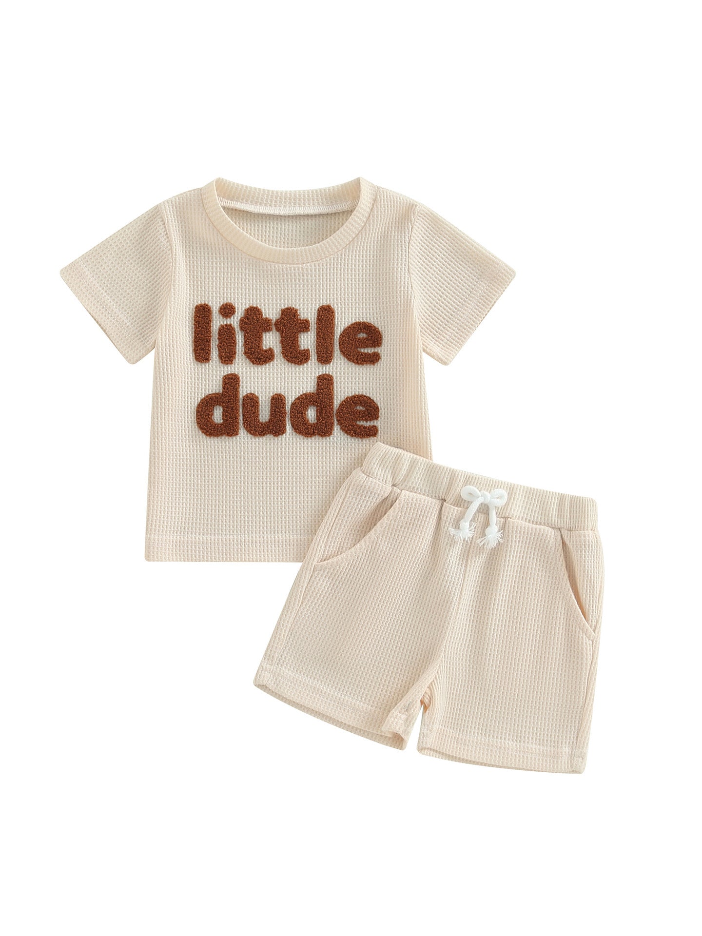 Little Dude Shirt and Shorts Set