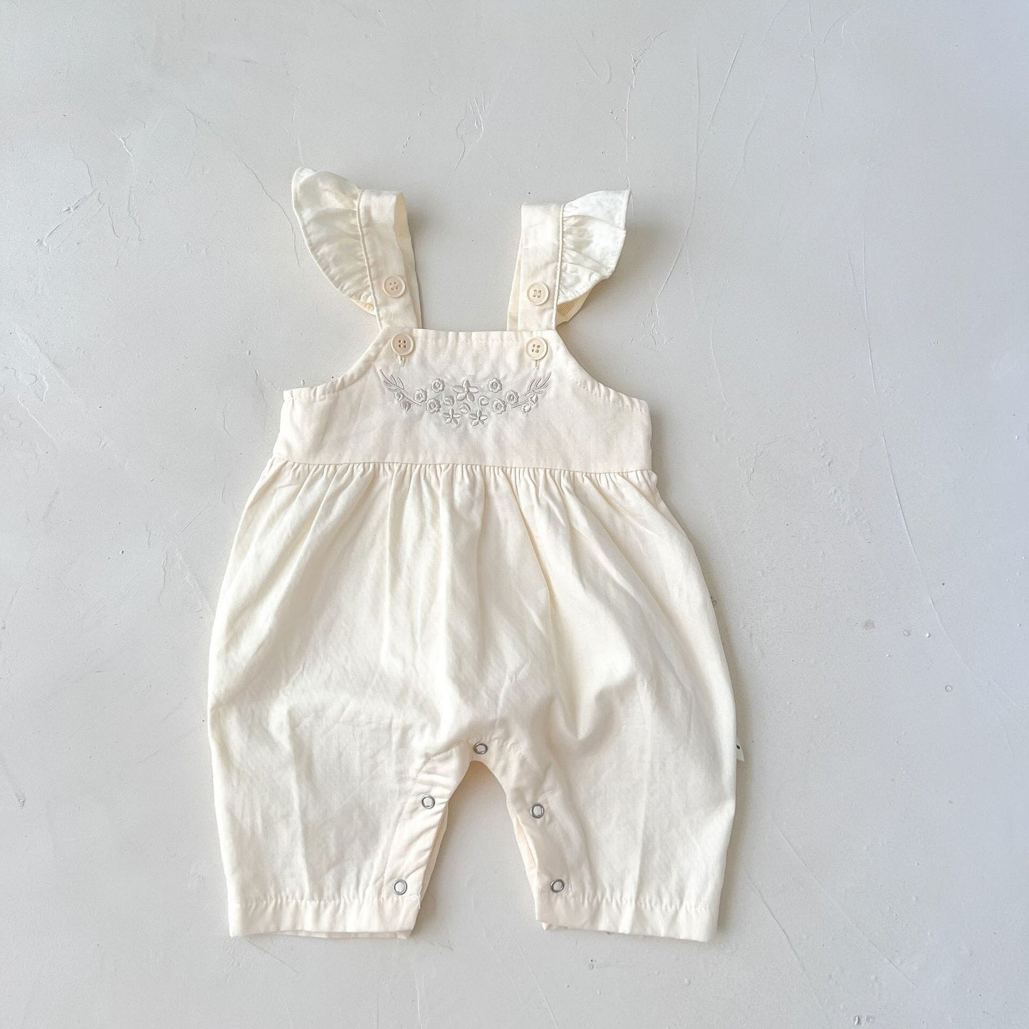 Baby Girl Adjustable Suspender Romper